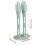 Suction Mount Storage Rack For Dish Towels And Cleaning-White 4