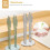 Suction Mount Storage Rack For Dish Towels And Cleaning-White 6