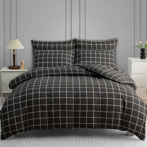 Brushed Microfiber Double Duvet Cover Set 1