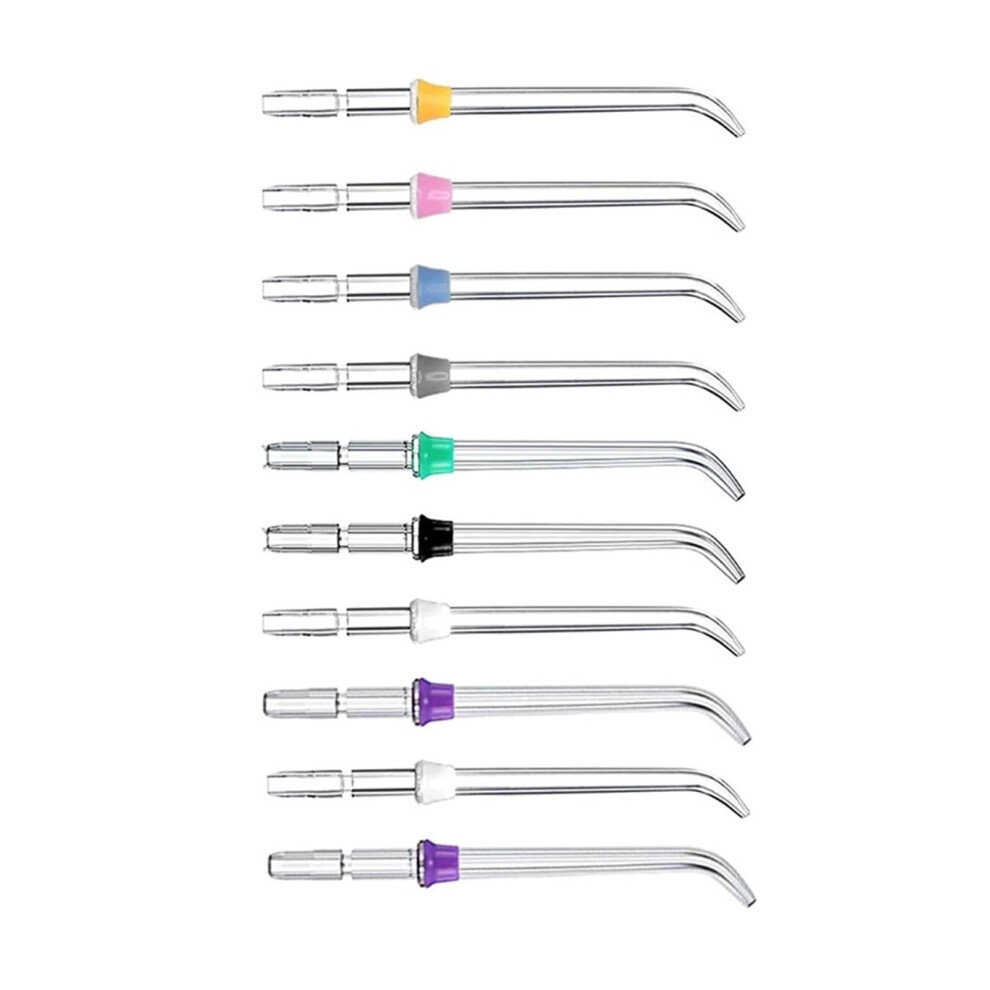 10Pcs Water Flosser Replacement Tips Compatible with Waterpik Jet Tips, Durable MultiPack for Oral Irrigators