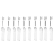 10 Pcs Foldable Travel Toothbrushes Set with Soft Bristles for Camping and Hygienic Use
