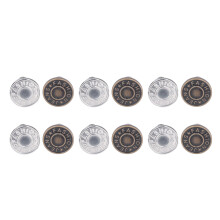 Steel Button Pins 12 Pack for Pants & Skirts Removable & Durable Fashion AU