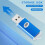 256 MB USB 2.0 Flash U-Disk Blau 4