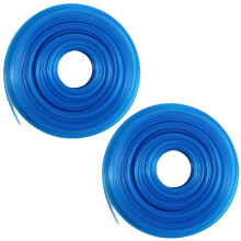 2 STK 1,6 mm X 100 M Kraftig Nylon Rund Trimmer Trimmer Linje Röjsågssladd för Manuell Matning Elektrisk Trimmer