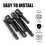 6pcs Impact Socket Adapter Set,1/4,1/2,3/8 Inch Impact Driver Conversion Set Socket Driver Bits Drill Socket Adapter Kit 2