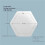 8 Pack Self-Adhesive Hexagonal Acoustic Panel,Sound Absorbing Panel for Studios/Recording Studios/Offices,White 2