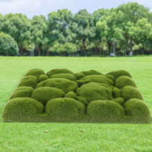 Grasmat - Steenvorm Binnen Groene Kunstmatige Gazons Turf Tapijten Nep Zodemos voor Thuis Hotel Muur Balkon Decor