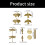 Modern Curtain Holdbacks Metal Wall Mount Curtain Hooks-bird 4