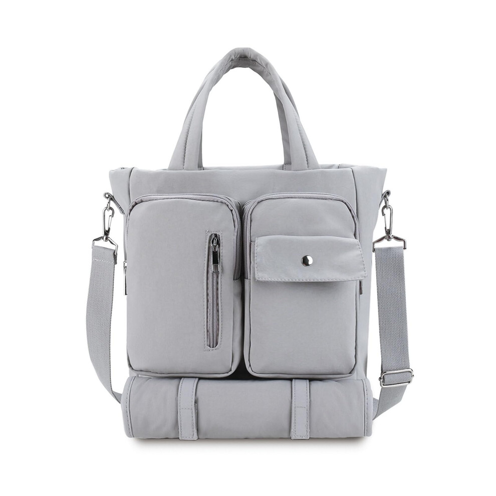 Multifunctional Large Capacity Baby Diaper Bag, Waterproof Lightweight Travel Crossbody Bag Tote Bag Shoulder Bag Portable Baby Bag with Changing Pad