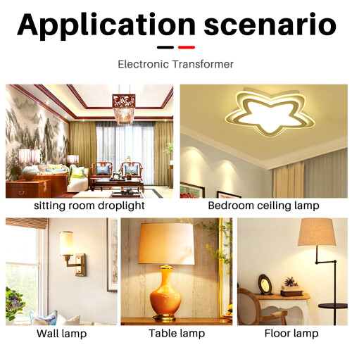 200-250V to 12V Halogen Light Electronic Transformer 50W 1