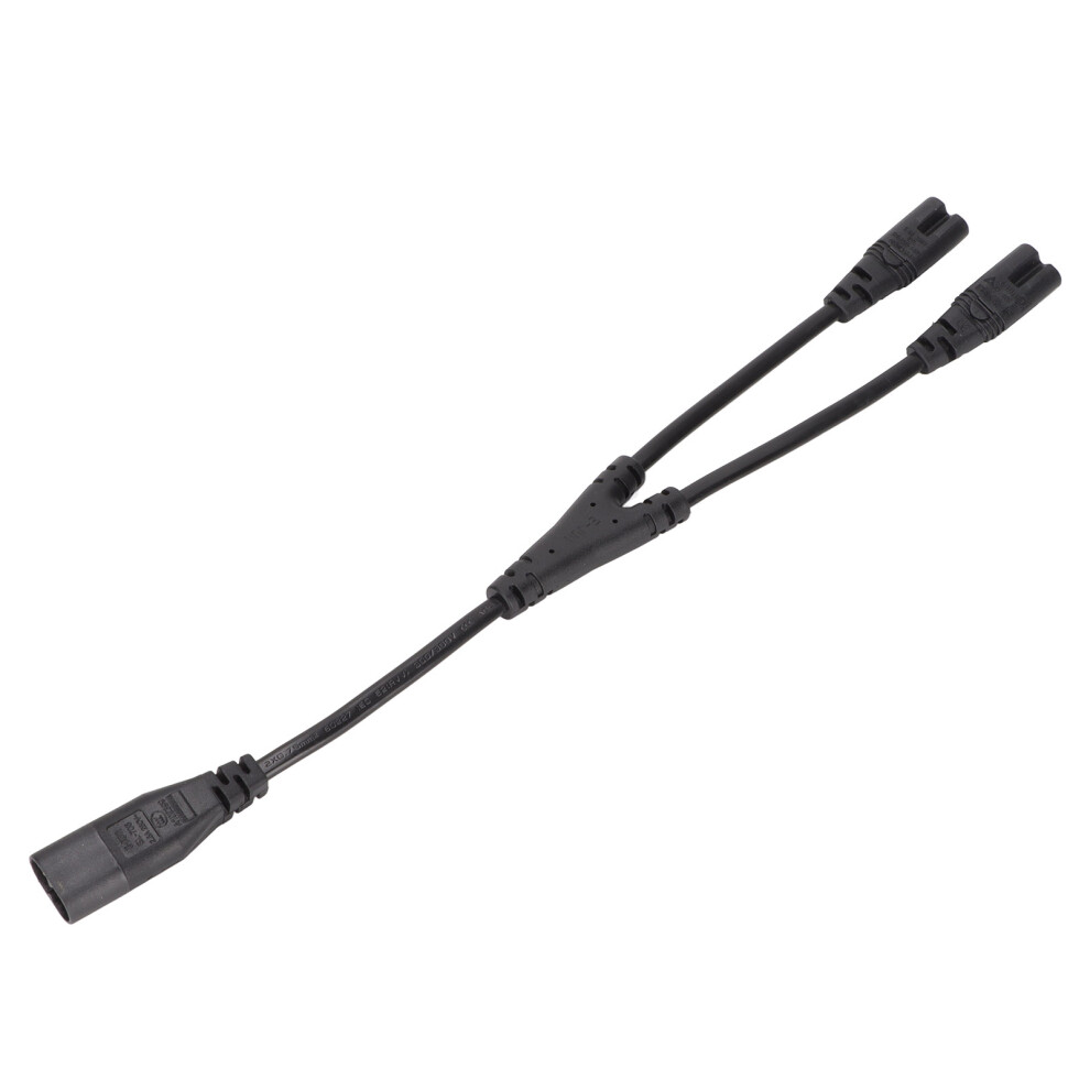 Iec320 C8 To Dual Iec320 C7 Power Splitter Cable 0.3M 1500W 7901390346880
