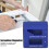 Portable ABS Magnetizer Demagnetizer Tool for Screwdriver Bits Blue 9