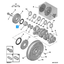 Crankshaft Front Oil Seals for 308S 408 508 3008 4008 5008 1.6T Berlingo C5 1614085980 0514C8 9835304280