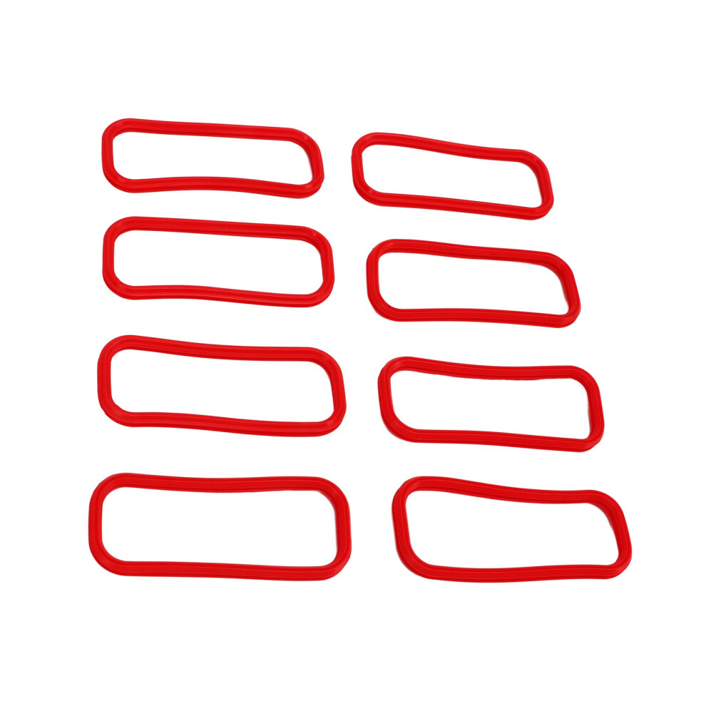 8Pcs Rubber Intake Manifold Seal Gasket Fits Ls Camaro Corvette Gto 4641382085634