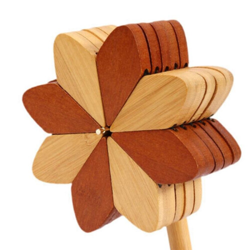 5-Piece Table Mat Set with Windmill Design Coasters for Dining Table 1
