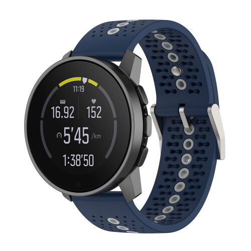 Suunto 9 Peak Armband Silikon Blau/Grau 1