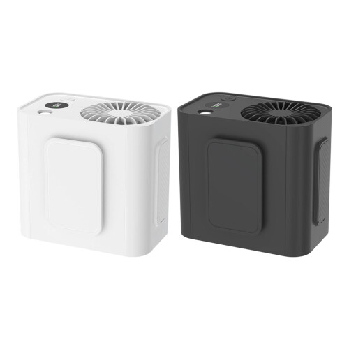 Comfortable Waist Attachment Fan With Strong ABS Case-White 1