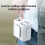 Comfortable Waist Attachment Fan With Strong ABS Case-White 3