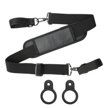 Fishing Rod Shoulder Strap With 2 Rings And Rod Fasteners For