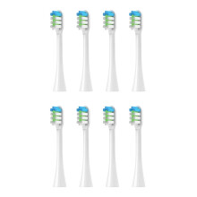 Replacement Toothbrush Heads Compatible with Nx8000 Sonic Electric, Soft Bristles, 8pcs White