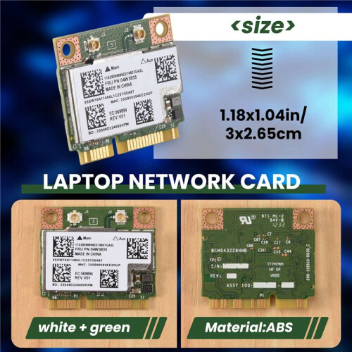 BCM943228HMB 04W3764 WIFI Wireless  4.0 Half  PCI-E Card Compact for  E130 E135 E330 E335 E530 E535 E430 1