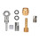 Stainless Steels Hydraulic Disc Brake Hose Adapters-Type C 1