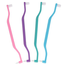 4pcs DualEnded Orthodontic Toothbrush and Interdental Brush for Braces, Small Mouths, Precision Cleaning