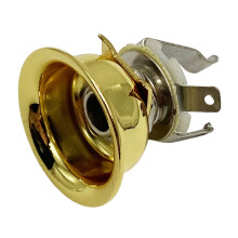 Electric Guitar and Bass Jacks Socket Mono Output-Golden