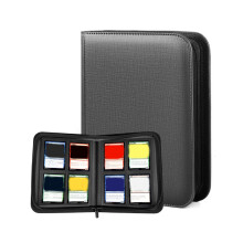 PU Card Holder Card Case Protects 160 Trading Cards From-grey