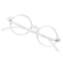 Blue Light Blocking Glasses for Women and Men, Stylish Oval Frame Computer Reading Glasses, Clear Lens +0.25