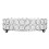 Crystal Cosmetic Makeup Tray Round Mirrored Metal20cm 4