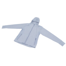 Damen-Grau UV-Schutzjacke UPF 50+ Langarm Outdoor-Hoodie (L)