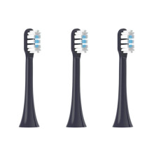 Replacement Toothbrush Heads Compatible with Xiaomi T301 T302 T501, Soft Bristles Purple 3 Pack