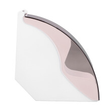 Acrylic Coffee Filter Holder with Dustproof Cover, White