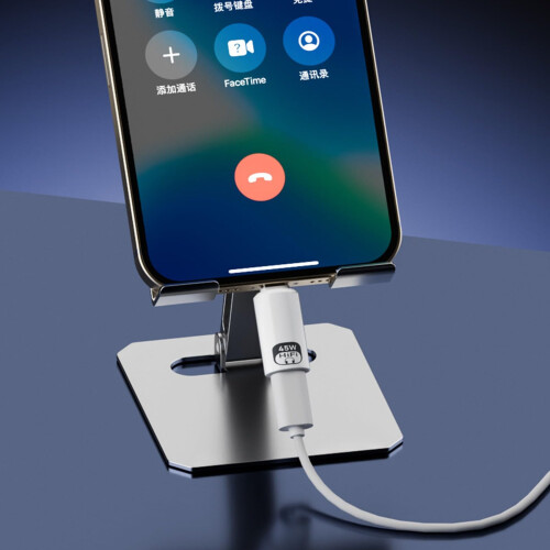 USB C to Lightning Adapter PD45W Fast Charging 480Mbps Data Sync Audio Support for iPhone 1