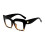 Reading Glasses Blue Light Blocking +1.5 Magnification Leopard Square Frame for Women 1