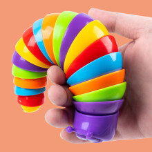 Sensorisches Spielzeug Schnecke Regenbogen