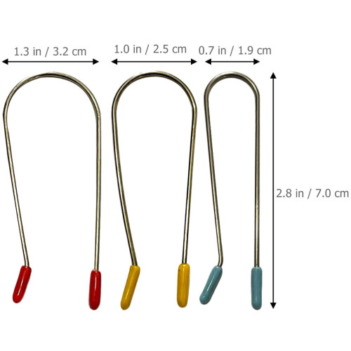 24Pcs Hot Curler Clips Replacement Hot Roller Clips Rollers Securing Pin for Home Salon 1