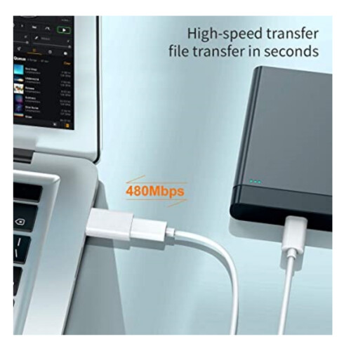 Adapter USB 3.0 Stecker auf USB-C Buchse Silver 2