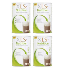 XLS Nutrition Healthy Weight Loss Shake Chocolate Flavour Pack of 4 x 400g