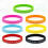 7pcs Soft Rubber Bracelets Featuring Inspirational Text And 7