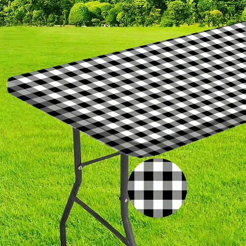 Multipurpose Rectangle Tablecloth With Strong Grip-1 75x182cm 2