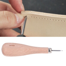 Professioneller 4 mm Buchenholz-Lederstichahle - Hochhartes Rhombus-Werkzeug