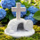 Décorations de pâques, ornement de tombe chrétienne-Blanc 4