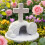 Décorations de pâques, ornement de tombe chrétienne-Blanc 5