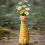 Unique Whimsical Cats Shape Vases For Home-light green cat 6