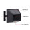 Solar Motion Sensor Alarm 129dB Loud Siren Light IP65 Waterproof Rotatable Head with Remote 2
