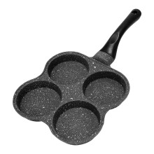 4 Loch Braten Pfanne Verdickte Omelett Pfanne Antihaft Eier Pfannkuchen Steak Pfanne Kochen Von Eier Schinken Pfanne FrüHstüCk Maschine