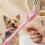 Brosse à dents 2 en 1 pour animaux de compagnie, pour-Violet 6