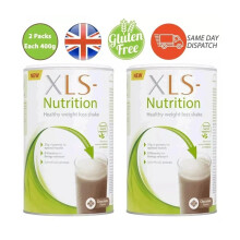 PACK OF 2 XLS Nutrition Healthy Weight Loss Shake Chocolate Flavour 400G